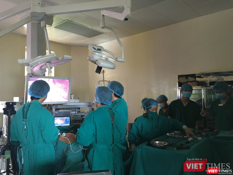 Ca phẫu thuật cho bệnh nhân ung thư tại BV K