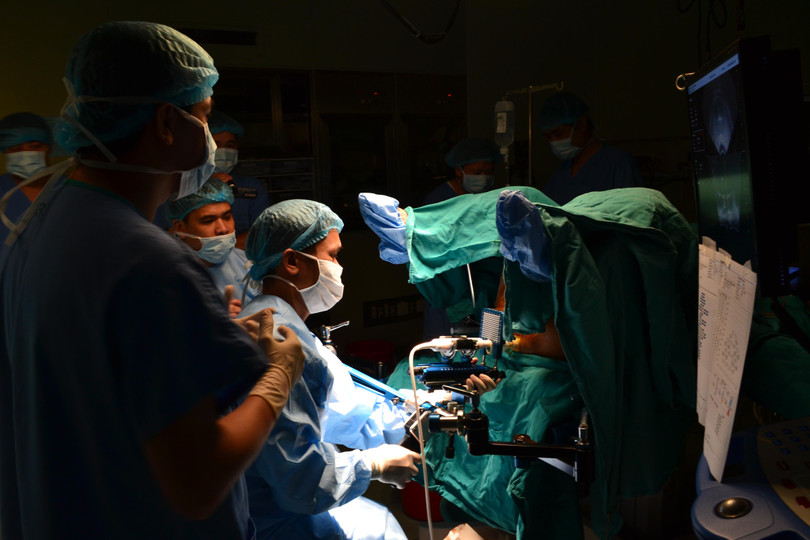 Điều trị cho bệnh nhân ung thư bằng kỹ thuật hiện đại tại BV Bạch Mai Điều trị cho bệnh nhân ung thư bằng kỹ thuật hiện đại tại BV Bạch Mai