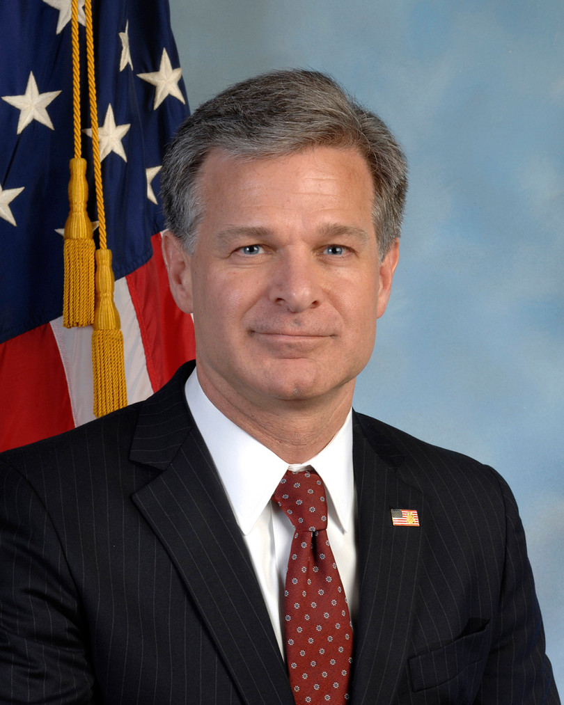 Ông Christopher Wray, Giám đốc FBI cảnh báo giới học thuật và kinh doanh Mỹ hãy thận trọng đối với các gián điệp cài cắm chuyển các công nghệ cao về Trung Quốc