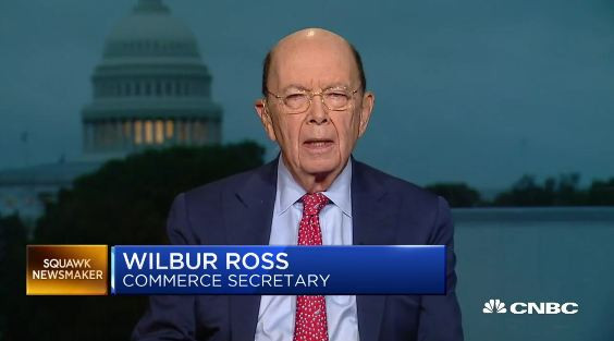 Bộ trưởng Bộ Thương mại Mỹ Wilbur Ross: "Xuất khẩu của Trung Quốc sang Mỹ lớn gấp 4 lần nhập khẩu, vì vậy Trung Quốc không còn đạn dược để đáp trả Mỹ nữa”.