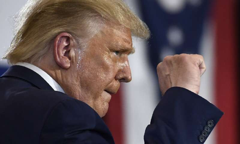 Tổng thống Mỹ Donald Trump. (Ảnh: Tech Xplore) Ảnh: Tech Xplore