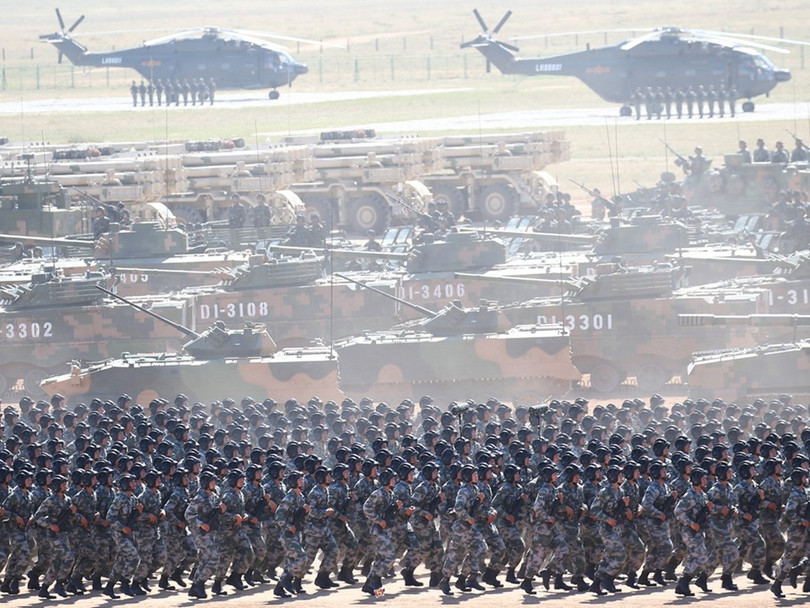 Trung Quốc chủ trương đẩy nhanh việc xây dựng lực lượng để đáp trả sự đe dọa của Mỹ, đồng thời răn đe khiến đối phương phải khiếp sợ.