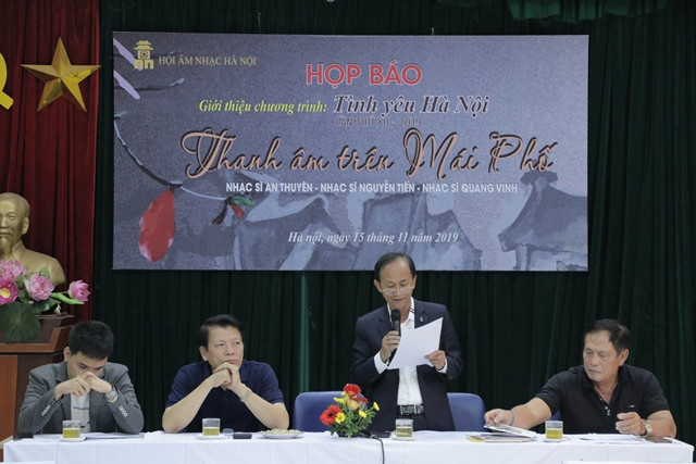 Nhạc sĩ Nguyễn Lân Cường giới thiệu về chương trình