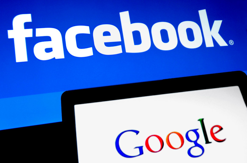 Google và Facebook nắm hầu hết thị trường quảng cáo trực tuyến. Các đối thủ khác khó lòng cạnh tranh được với hai "ông lớn công nghệ" về mảng này. Ảnh: The Intercept Ảnh: The Intercept