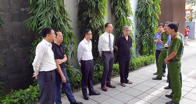 Đại diện nhiều đơn vị có mặt tại buổi thực nghiệm hiện trường vào sáng nay