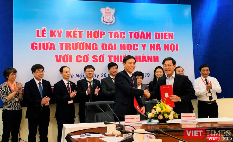 Lễ ký kết hợp tác Viện -Trường nhằm đào tạo các bác sĩ có tay nghề giỏi