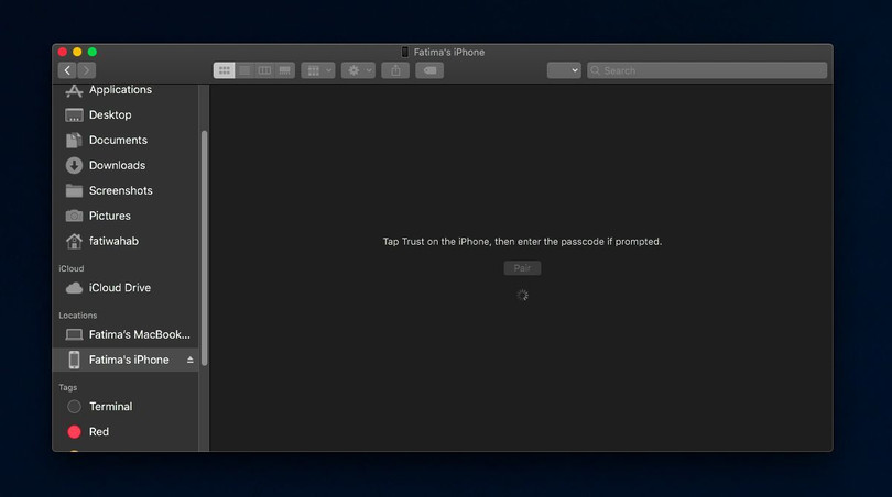 Làm sao để sao lưu iPhone trên macOS Catalina khi không có iTunes? ảnh 3 Làm sao để sao lưu iPhone trên macOS Catalina khi không có iTunes?