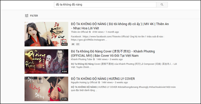 Rất nhiều bản cover 