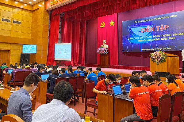 Một buổi diễn tập ứng cứu sự cố an toàn thông tin mạng ở Quảng Ninh Một buổi diễn tập ứng cứu sự cố an toàn thông tin mạng ở Quảng Ninh