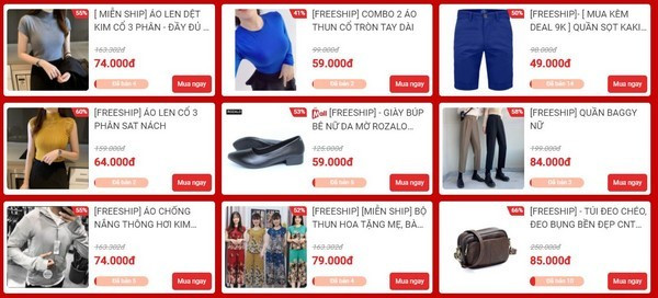 Ma trận đồ giảm giá dịp mua sắm cuối năm 