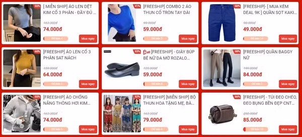 Ma trận đồ giảm giá dịp mua sắm cuối năm 