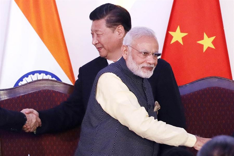 Việc Thủ tướng Modi hủy bỏ tài khoản Modi được truyền thông Ấn Độ cho là gửi thông điệp rõ rành và đanh thép tới Trung Quốc (Ảnh: AP).