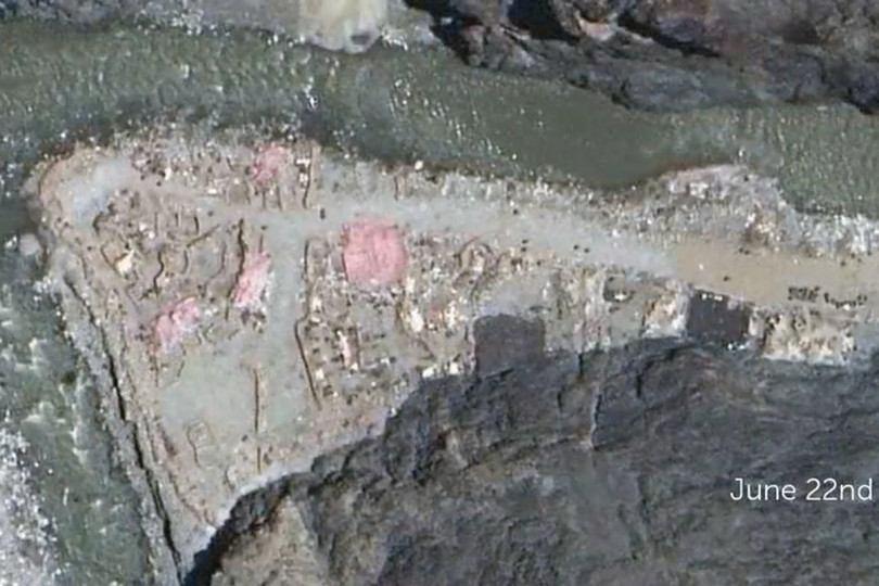 Ảnh vệ tinh chụp ngày 22/6 cho thấy Trung Quốc đang đẩy mạnh xây dựng công sự ở khu vực tranh chấp trong Thung lũng Galwan (Ảnh: Đa Chiều). Ảnh vệ tinh chụp ngày 22/6 cho thấy Trung Quốc đang đẩy mạnh xây dựng công sự ở khu vực tranh chấp trong Thung lũng Galwan (Ảnh: Đa Chiều).