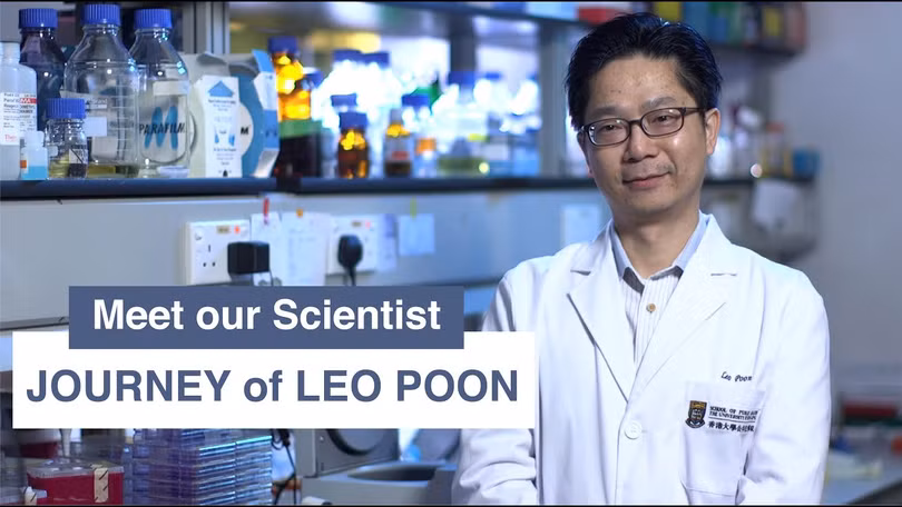 Giáo sư, Tiến sĩ Phan Liệt Văn (Leo Poon), người phụ trách bà Diêm Lệ Mộng ở viện nghiên cứu (Ảnh: RTHK).