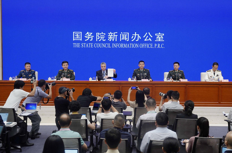 Văn phòng báo chí Quốc Vụ viện Trung Quốc công bố Sách Trắng “Quốc phòng Trung Quốc trong thời đại mới” hôm 24/7