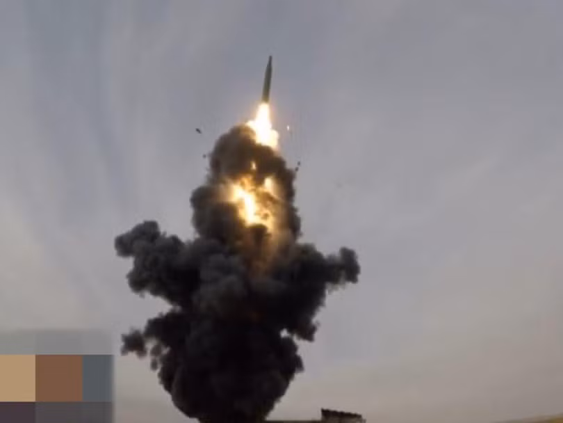 Ảnh chụp vụ phóng thử tên lửa tầm xa DF-26 ngày 23/1/2019