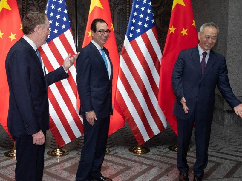 Phó Thủ tướng Trung Quốc Lưu Hạc đòn hai ông Robert Lighthizer và Steven Mnuchin