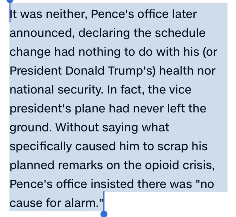 Tuyên bố của Văn phòng Phó Tổng thống Mike Pence về việc ông hủy bỏ kế hoạch tới New Hampshire Tuyên bố của Văn phòng Phó Tổng thống Mike Pence về việc ông hủy bỏ kế hoạch tới New Hampshire
