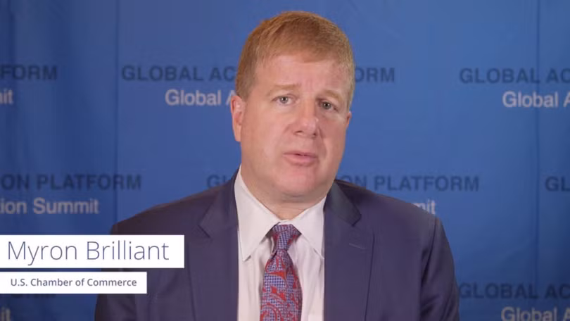 Ông Myron Brilliant: “Chúng tôi hy vọng rằng các bên đã sẵn sàng đi “dặm cuối cùng” để đạt được một bản hiệp nghị tiêu chuẩn cao, toàn diện và khả thi” Ông Myron Brilliant: “Chúng tôi hy vọng rằng các bên đã sẵn sàng đi “dặm cuối cùng” để đạt được một bản hiệp nghị tiêu chuẩn cao, toàn diện và khả thi”