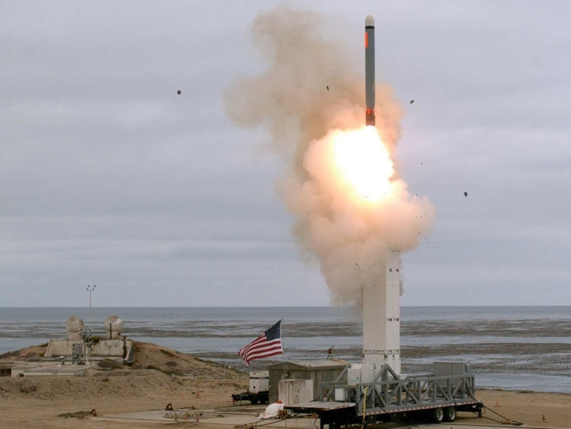 Ông Mark Esper: vụ phóng thử tên lửa hành trình thông thường trên mặt đất mà Mỹ tiến hành mới đây nhằm kiềm chế Trung Quốc Ông Mark Esper: vụ phóng thử tên lửa hành trình thông thường trên mặt đất mà Mỹ tiến hành mới đây nhằm kiềm chế Trung Quốc