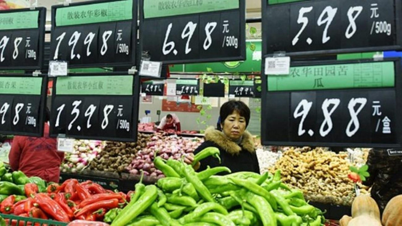 Giá rau quả trên thị trường Trung Quốc tháng 7 tăng tới 39/1% Giá rau quả trên thị trường Trung Quốc tháng 7 tăng tới 39/1%