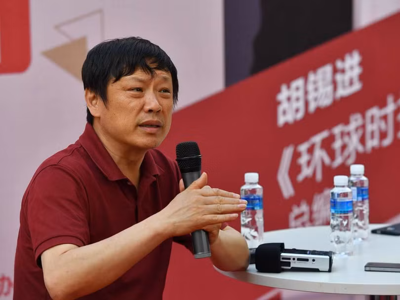 Tổng biên tập “Thời báo Hoàn cầu” Hồ Tích Tiến: “Theo tôi được biết, gần đây các đoàn đàm phán thương mại Trung – Mỹ không hề gọi điện cho nhau...". Ảnh: Đa Chiều