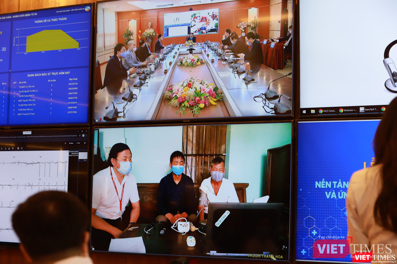 Hội chẩn từ xa với các bệnh viện Hội chẩn từ xa với các bệnh viện