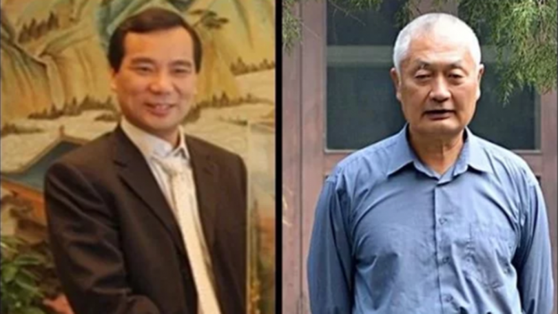 Ngô Tiểu Huy và Trần Tiểu Lỗ (phải), con trai cố nguyên soái Trần Nghị cùng nhau lập ra Tập đoàn An Bang