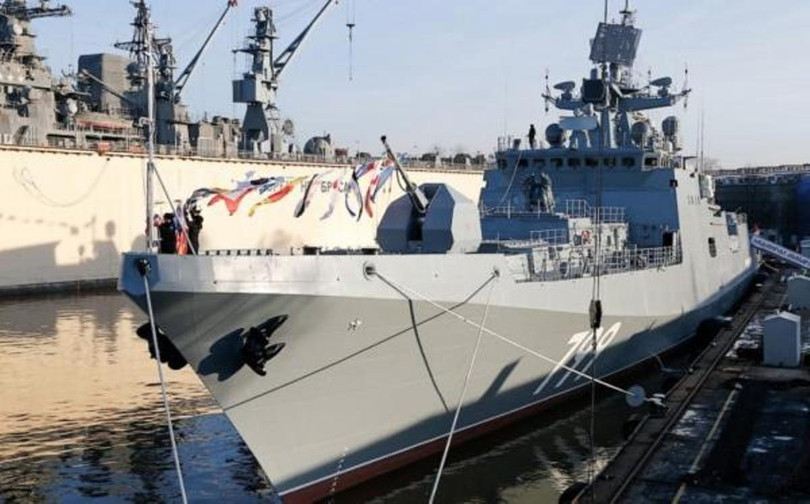 Ấn Độ đã mua bốn tàu khu trục Projet 11356 với giá 3 tỷ USD. Ảnh: Người quan sát