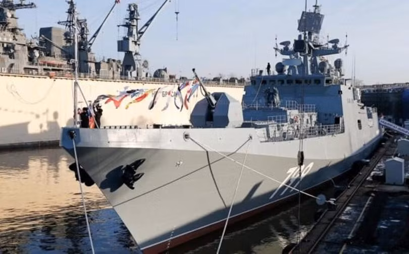 Ấn Độ đã mua bốn tàu khu trục Projet 11356 với giá 3 tỷ USD. Ảnh: Người quan sát