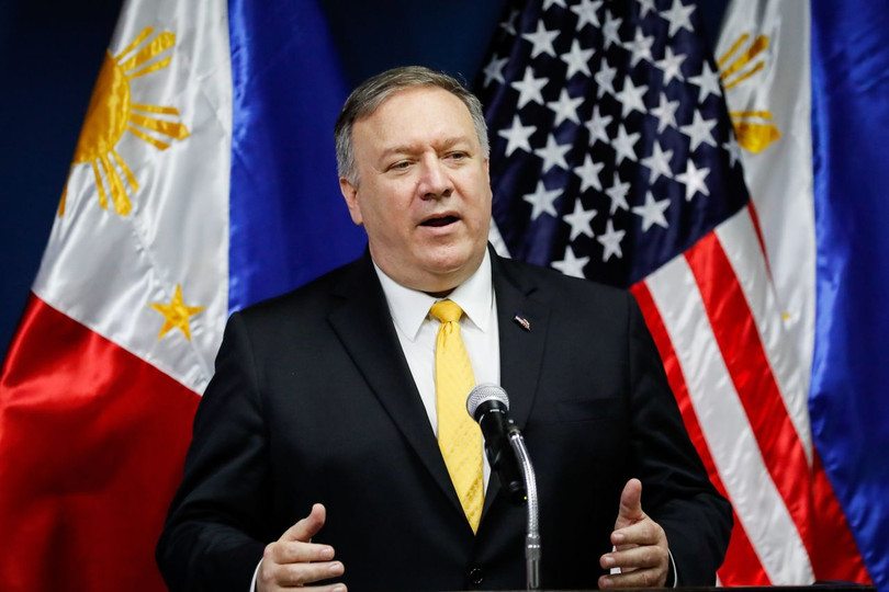 Ngoại trưởng Mỹ Mike Pompeo hồi tháng 3 khi thăm Philippines đã tuyên bố áp dụng “Hiệp ước phòng thủ chung Mỹ - Philippines” bảo vệ vùng biển tranh chấp hoặc tàu thuyền, máy bay của Philippines bị tiến công