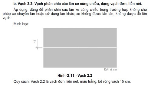 Vạch đơn nét liền