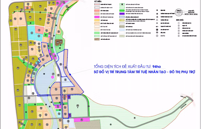 Dự án Trung tâm trí tuệ nhân tạo – Đô thị phụ trợ (Nguồn: Sở Kế hoạch và Đầu tư tỉnh Bình Định) Dự án Trung tâm trí tuệ nhân tạo – Đô thị phụ trợ (Nguồn: Sở Kế hoạch và Đầu tư tỉnh Bình Định)