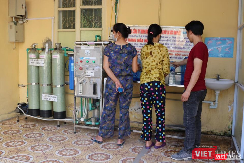 Nước uống miễn phí ở BV Phổi Trung ương