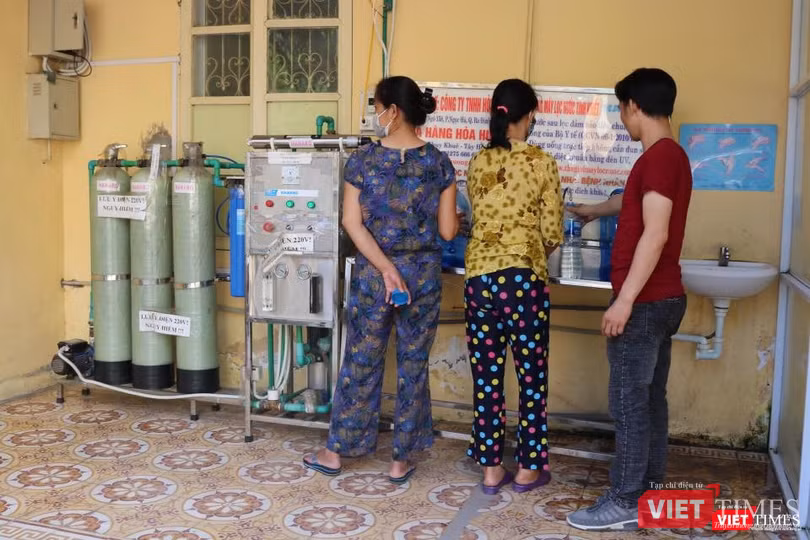 Nước uống miễn phí ở BV Phổi Trung ương