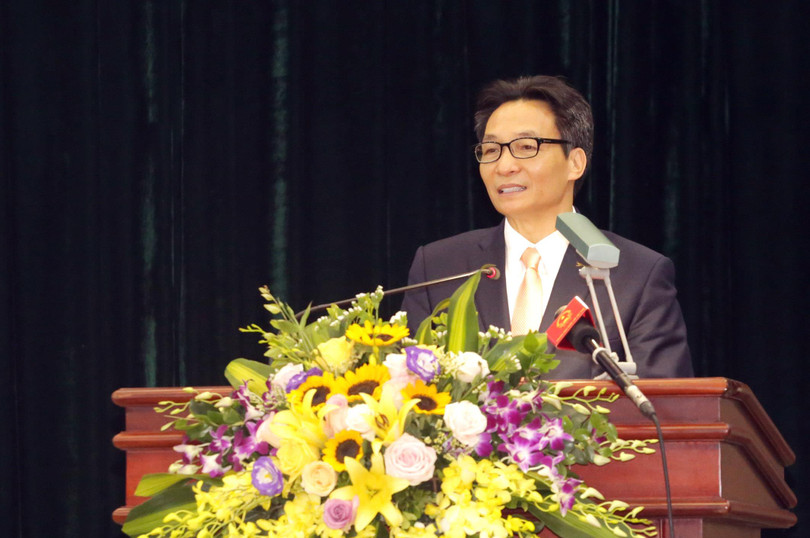 Phó Thủ tướng Vũ Đức Đam phát biểu tại lễ trao giải Phó Thủ tướng Vũ Đức Đam phát biểu tại lễ trao giải