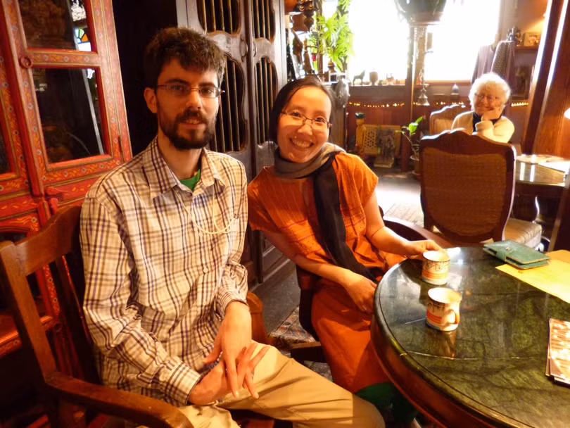 Như Quỳnh de Prelle bên người thân Như Quỳnh de Prelle bên người thân