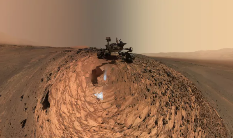 Tàu thám hiểm sao Hỏa Curiosity của NASA. (Ảnh: Live Science) Ảnh: Live Science