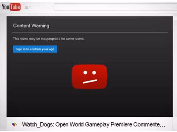 Sẽ có nhiều video trên YouTube được yêu cầu đăng nhập để xác minh độ tuổi trong thời gian tới. (Ảnh: Gizbot) Ảnh: Gizbot