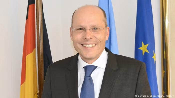 Điều phối viên Bộ Ngoại giao Đức Peter Bayer: sự cạnh tranh giữa Washington và Bắc Kinh sẽ để lại dấu ấn cho mấy chục năm tới đây. Đức và châu Âu cần phải định vị chính mình (Ảnh: Deutsche Welle).