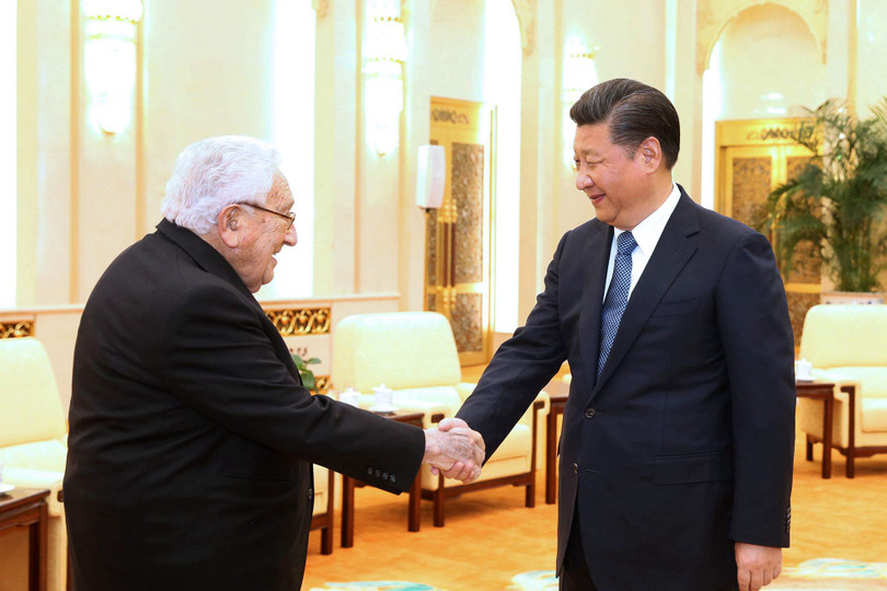Ông Kissinger được cho là nhân vật có quan điểm thân Trung Quốc ở Mỹ (Ảnh: Tân Hoa xã).