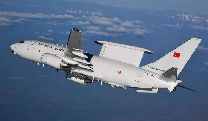 Máy bay báo động sớm của Thổ Nhĩ Kỳ đã hoạt động trợ giúp Azerbaijan (Ảnh: Sohu).