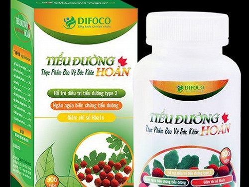 Sản phẩm Tiểu đường hoàn có nguyên liệu phối trộn không giống với công bố