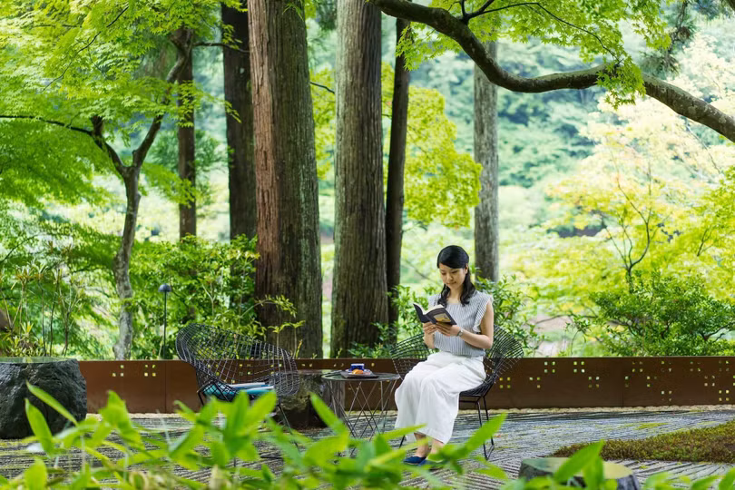 Khung cảnh xanh tươi và yên bình