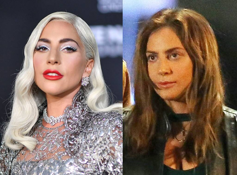 Hình ảnh của Lady Gaga trước và sau khi trang điểm Hình ảnh của Lady Gaga trước và sau khi trang điểm
