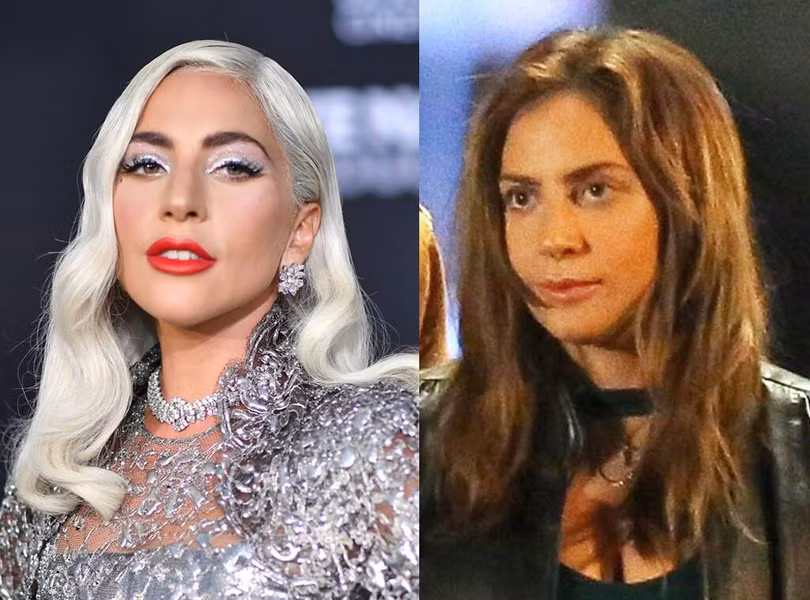 Hình ảnh của Lady Gaga trước và sau khi trang điểm Hình ảnh của Lady Gaga trước và sau khi trang điểm