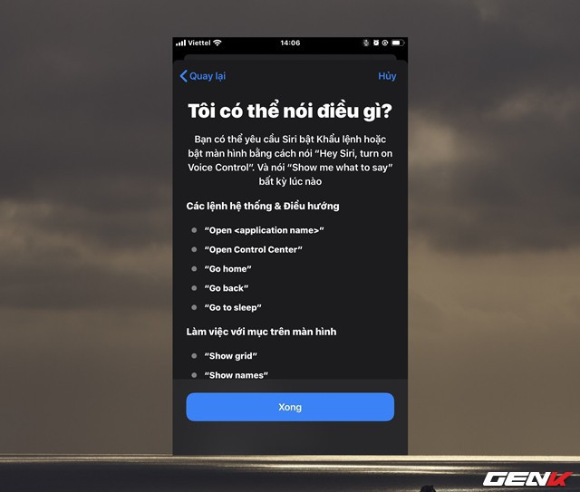iOS 13: Cách kích hoạt và sử dụng tính năng điều khiển bằng giọng nói - Ảnh 7.