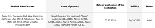 Có tới 11 phiên bản iPhone mang mã hiệu lạ vừa được đăng ký với EEC (Eurasian Economic Commission). Có tới 11 phiên bản iPhone mang mã hiệu lạ vừa được đăng ký với EEC (Eurasian Economic Commission).