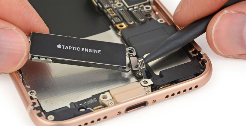 iFixit đánh giá cao bộ rung phản hồi xúc giác của Apple