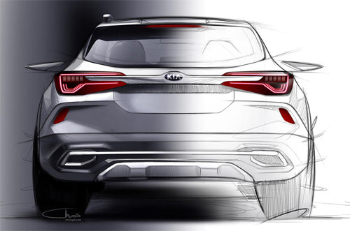 Đuôi xe nhiều đường gấp khúc, cắt xẻ.